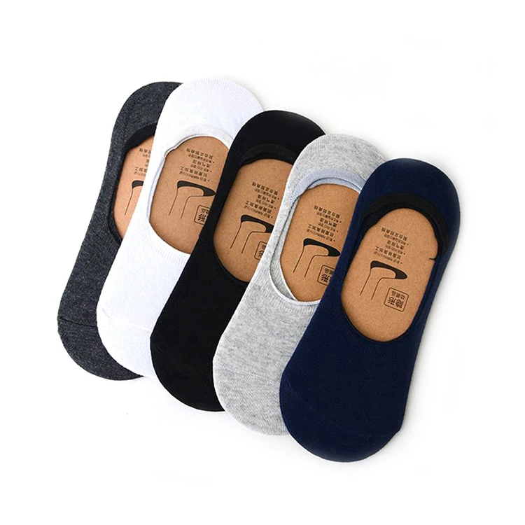 
T5- ladies white black foot low cut thin bamboo ankle invisible boat socks cotton loafer sock no show socks non slip for women 