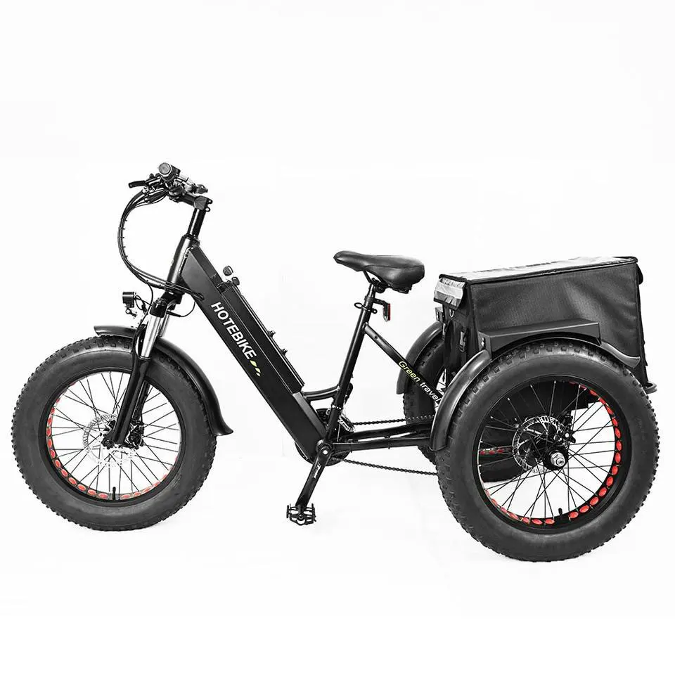 long range electric 3 wheel drift trike 36v 48v farm cargo electric bike electric vehicle tricycle