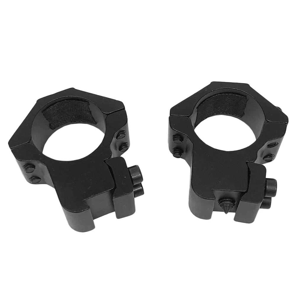 Tactical Hunting Shooting Durable Aluminum Powder Coated Mounting Scope Rings
