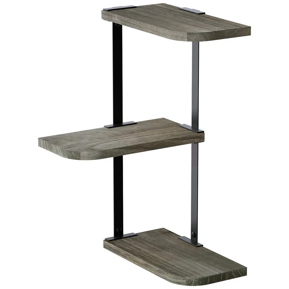 Corner Shelf Wall Mount of 3 Tier