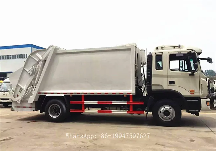 JAC 15m3 уплотнительный мусоровоз для продажи