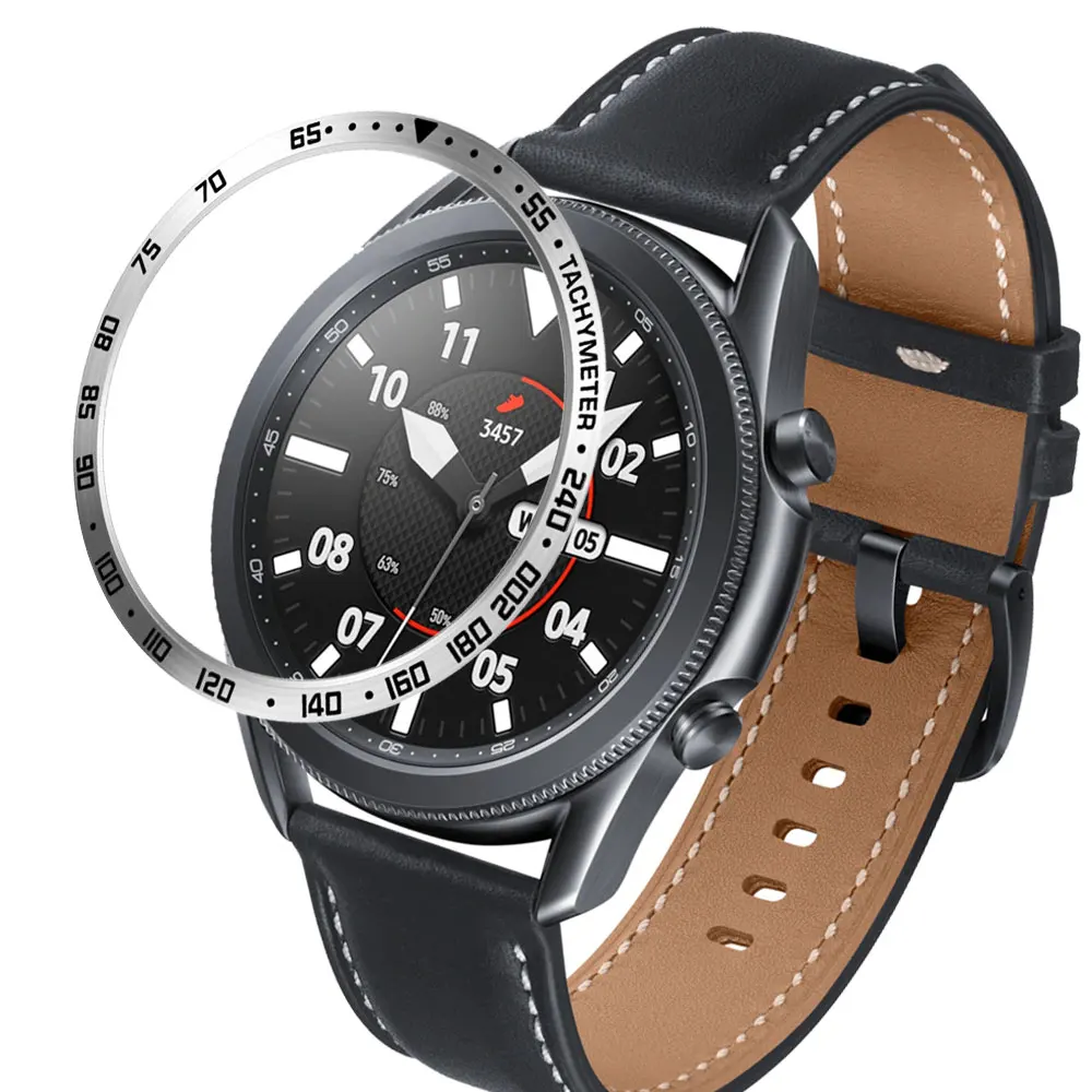 Ободок кольцо для укладки волос рамка Samsung Galaxy Watch 3 41 мм 45 защитное