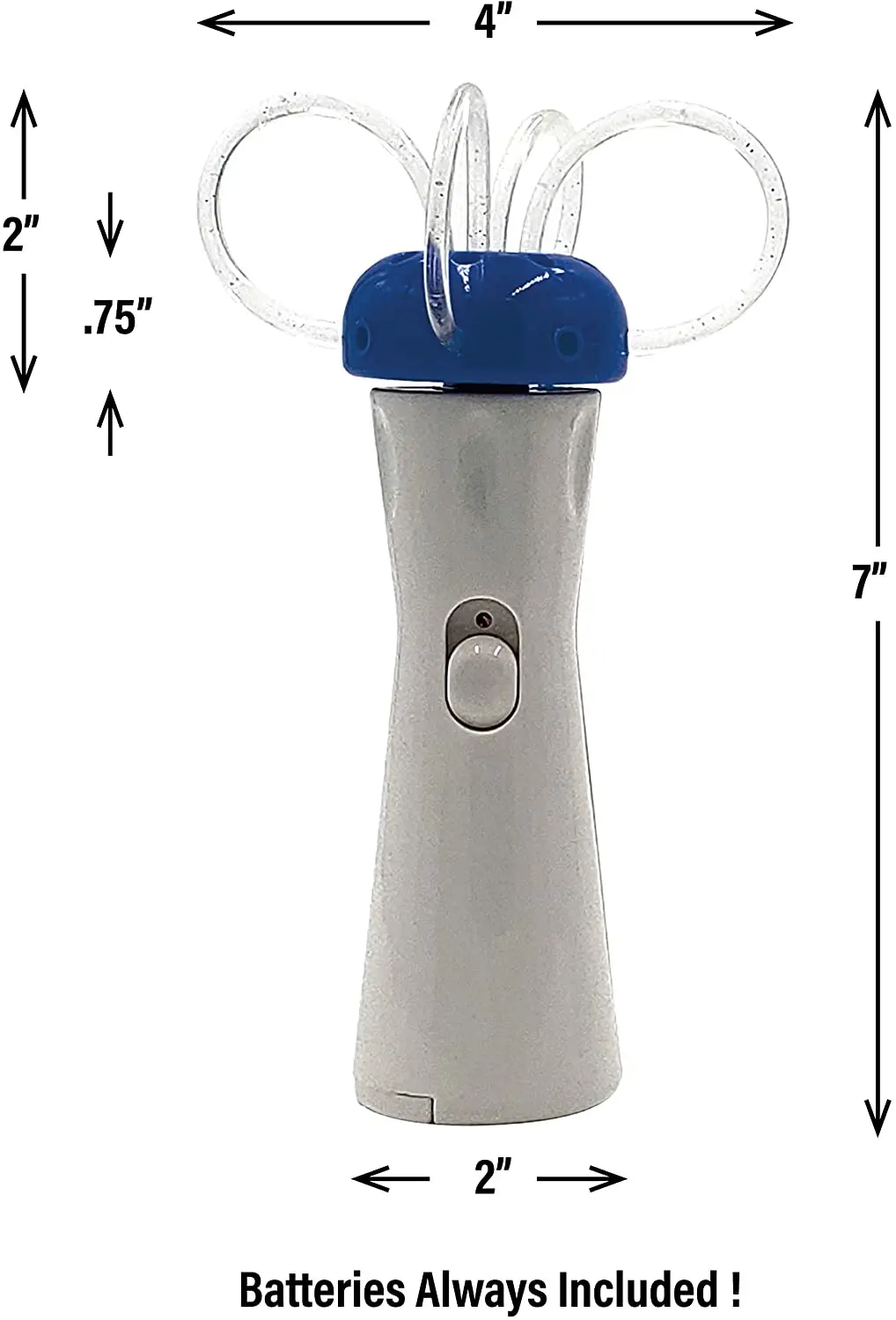 Spinning Light Up Wand | Glowing Multi-Color LED Light Spinner In Wild Sensory Patterns Spinning Light Toy For Children