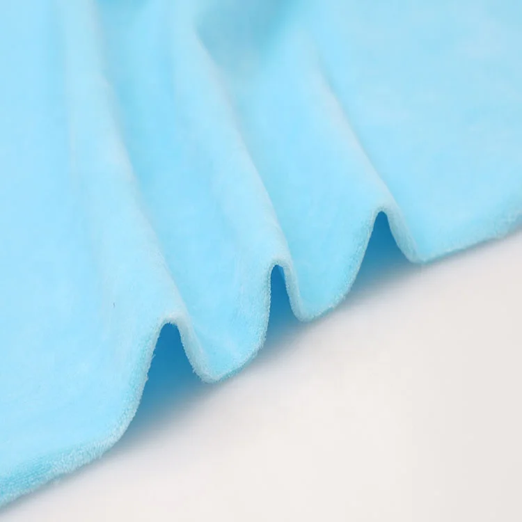Custom 95% Polyester 5% Spandex Super Soft Fabric Breathable Cloth Velvet Spandex Fabric