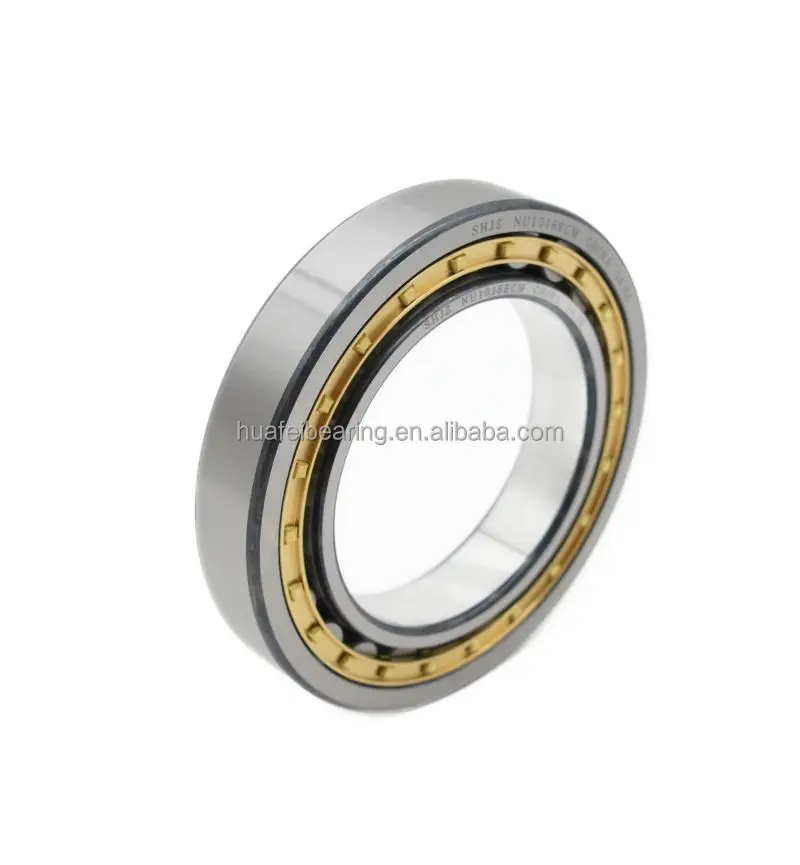 80*125*22mm Low friction SHJZ Bearing NU1016ECM cylindrical roller bearing