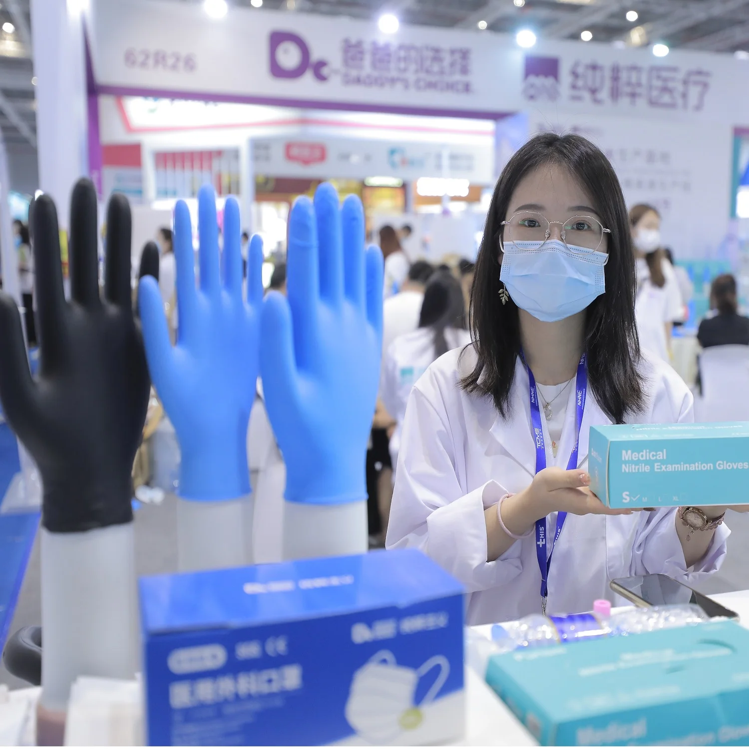 Black Nitrile Gloves Purism Factory Wholesale EN374  CE EN388 Industrial Grade Anti-Chemical  Safety Glove