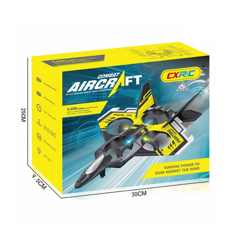 RC Fighter Model Airplane Electric Toy Model Flight Stunt Airplane Remote Control 14CH Foam Airplane Boys Toys