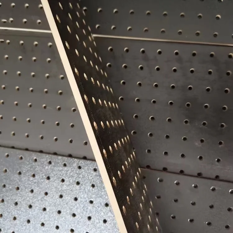 Holed melamine mdf MDF with hole MDF peg board