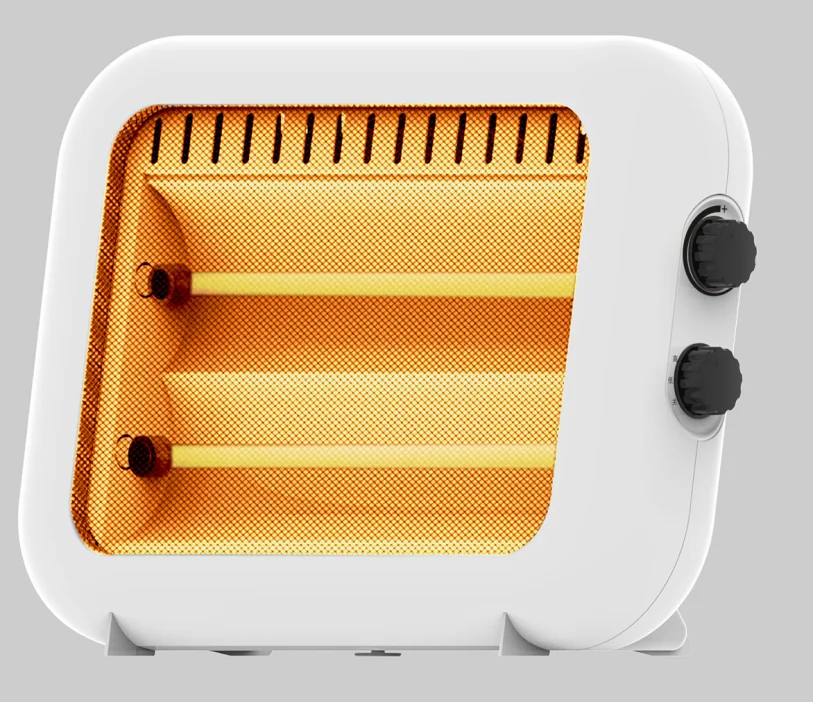 Cheap Mini Quartz Fan Heaters electric room heating winter cheap 2023 portable personal use 600W