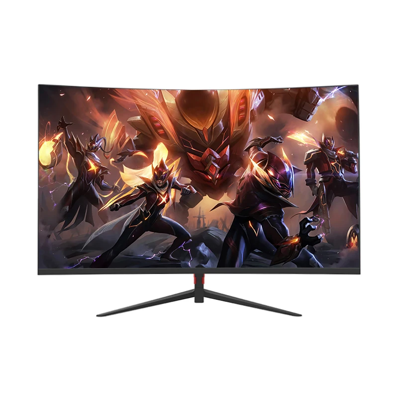 frameless  curved desktop  monitor 165hz gaming monitor  27 inch PC  monitor