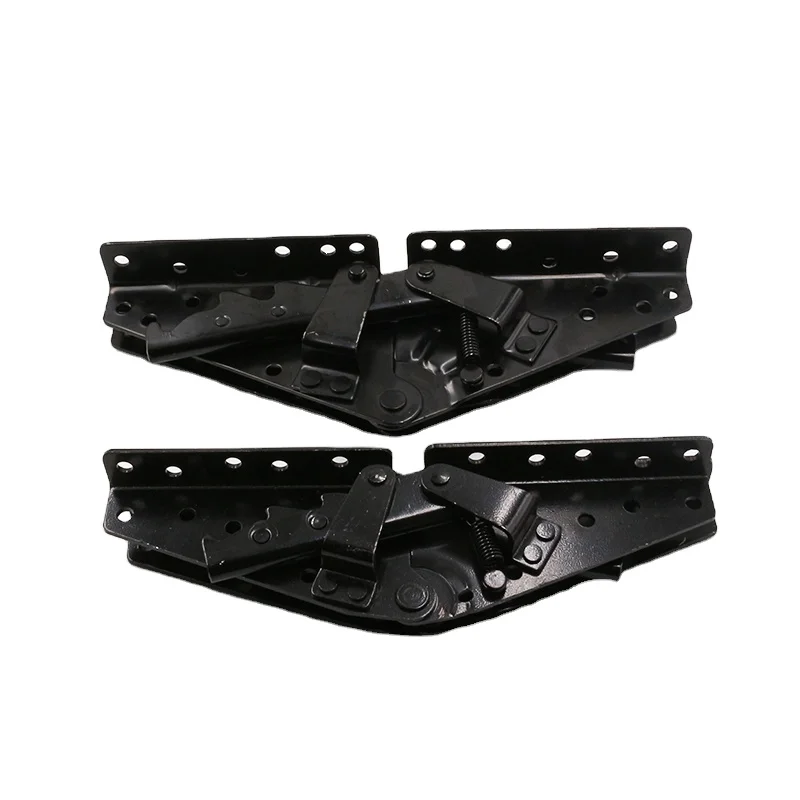 2021 Folding Bed Lift Up Hinges 3-Position Angle Mechanism Lazy Sofa Support Self-Lock Hinge Folding Sofa Bed Mechanism sf-015