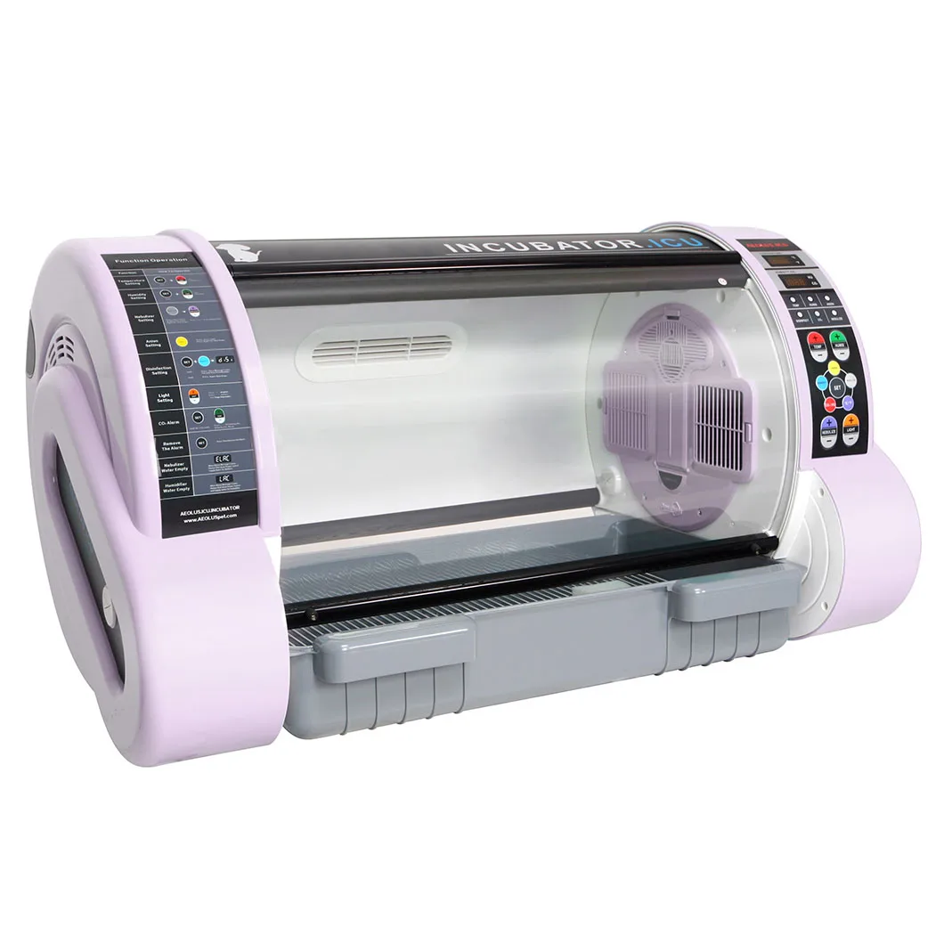 WUC-1803 Animal Medical Equipment Home/Clinic Use ICU Pet incubator Portable incubator Vet Incubator for dog cat
