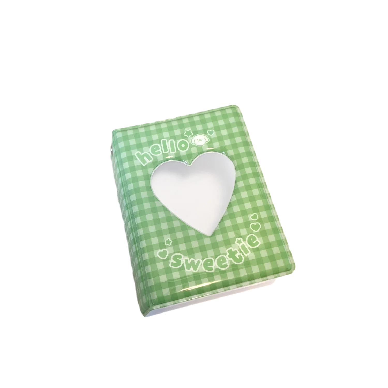 Cute Bear Photo Album 3 Inch Love Heart Hollow Picture Storage Case Kpop Card Binder Name Card Book Photocard Holder 40 Pockets