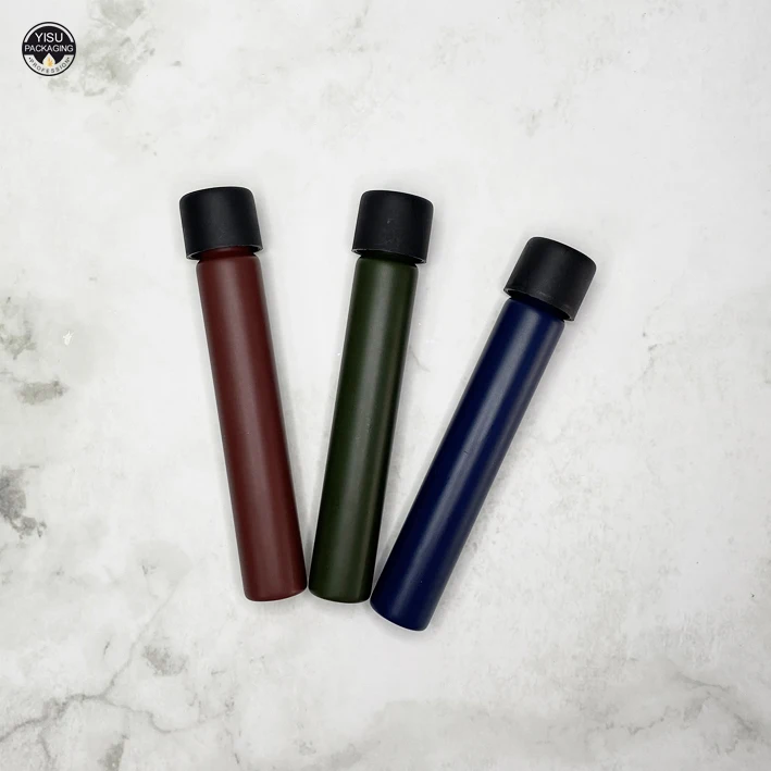 11.5cm Personal Care Glass Pre-Roll Tube with Child Proof Lid Screen Printed for Easy Handling