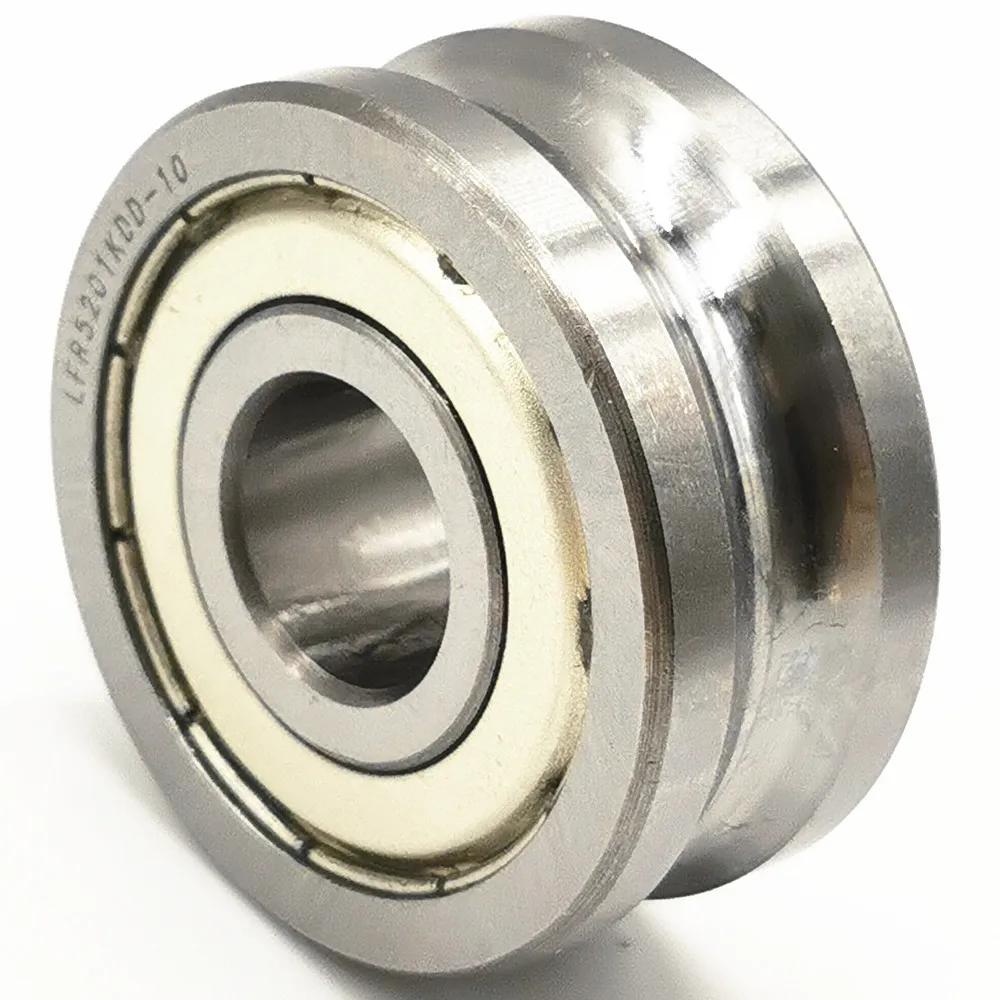 
HIGH PRECISION U grooved gothic profile track roller wheel bearings for guide rail LFR5201-10KDD LFR5201-10NPP 12mmX35mmX15.9mm 