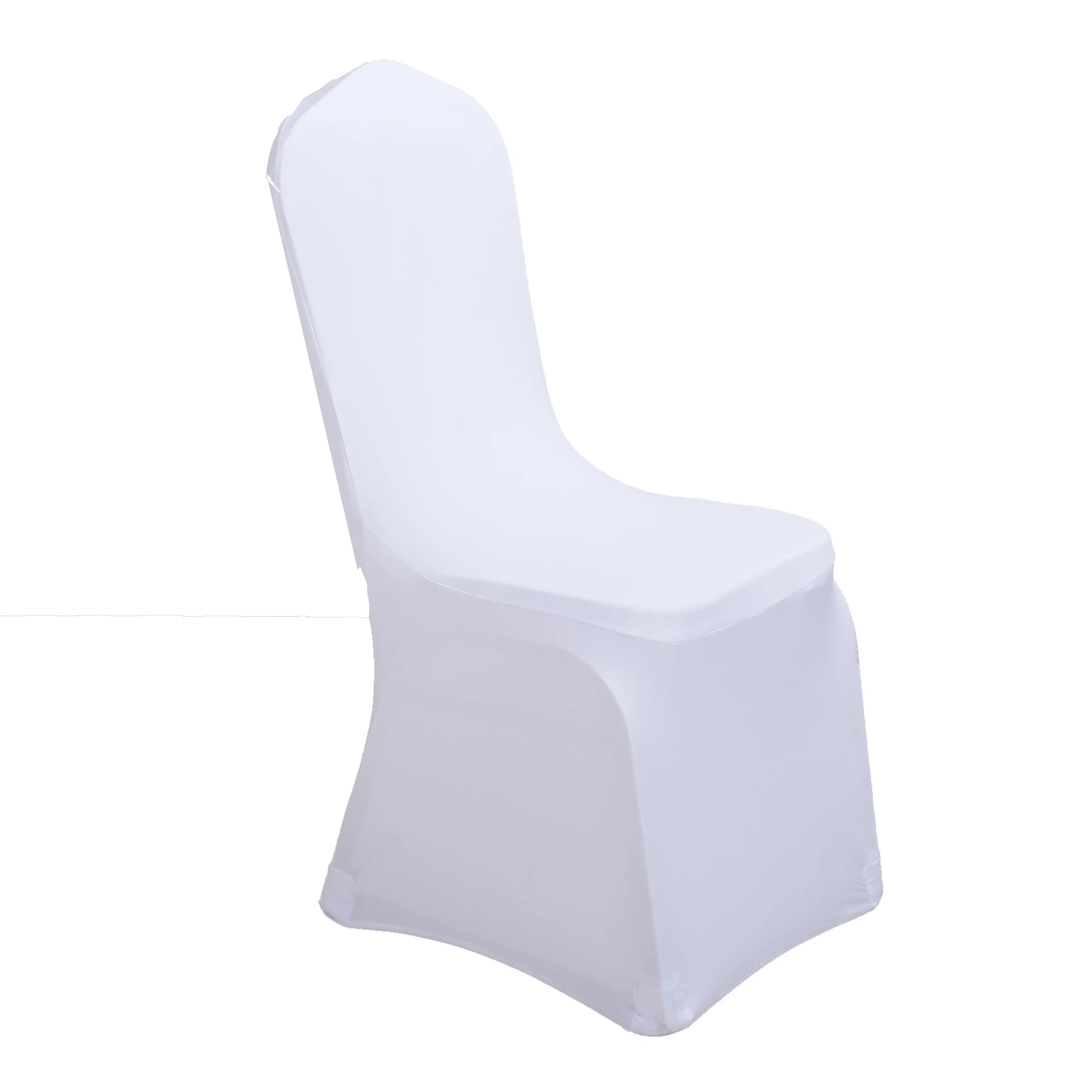 100 Pcs White Chair Covers Polyester Spandex Chair Cover Stretch for Wedding Party Dining Banquet Chair Decoration