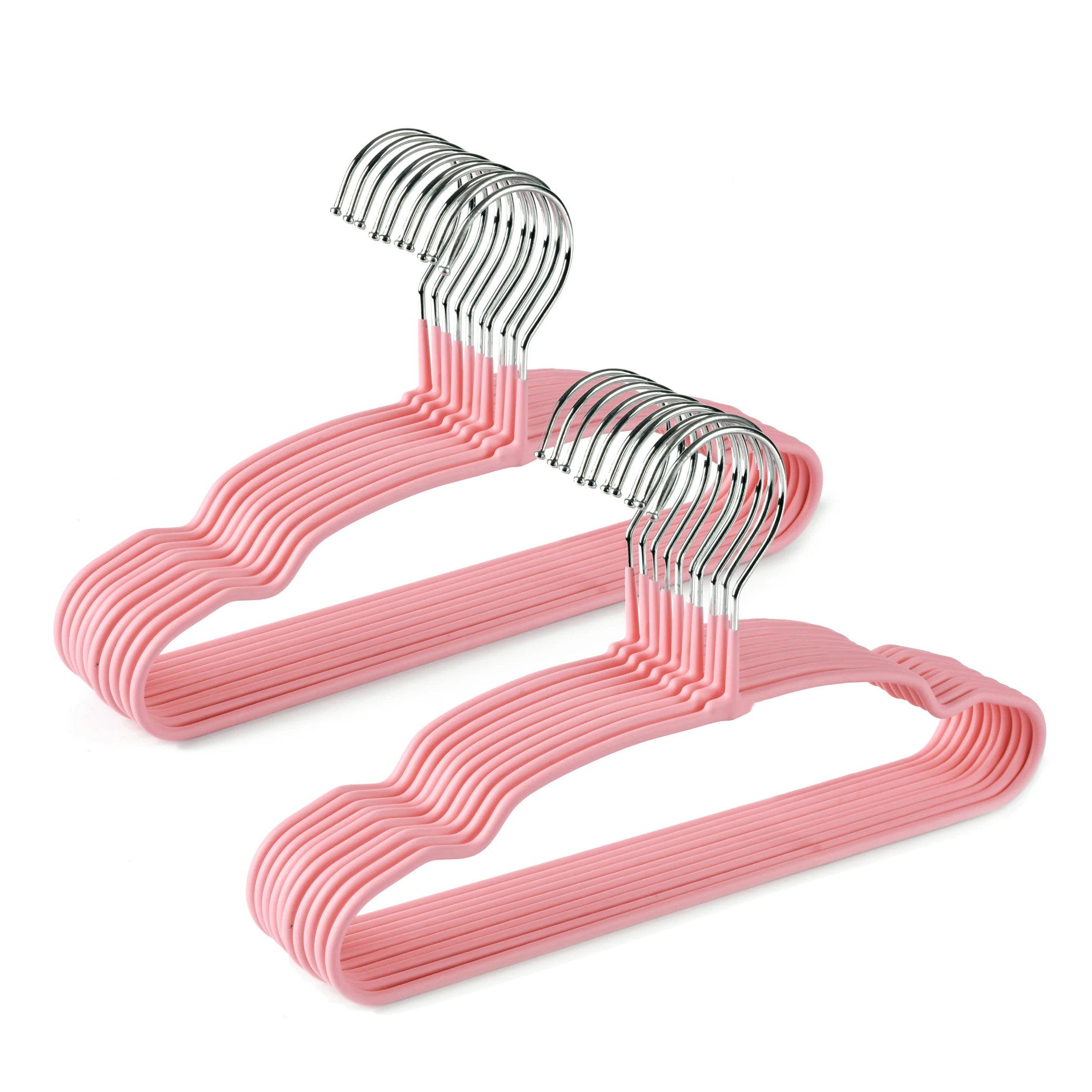 2023 new design matt light cheap plastic baby kids clothes hanger