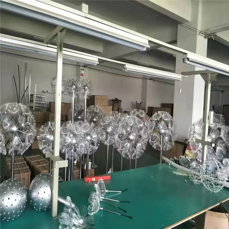 top products 2022 garden decoration outdoor flower led light custom xmas string light globe dandelion lights