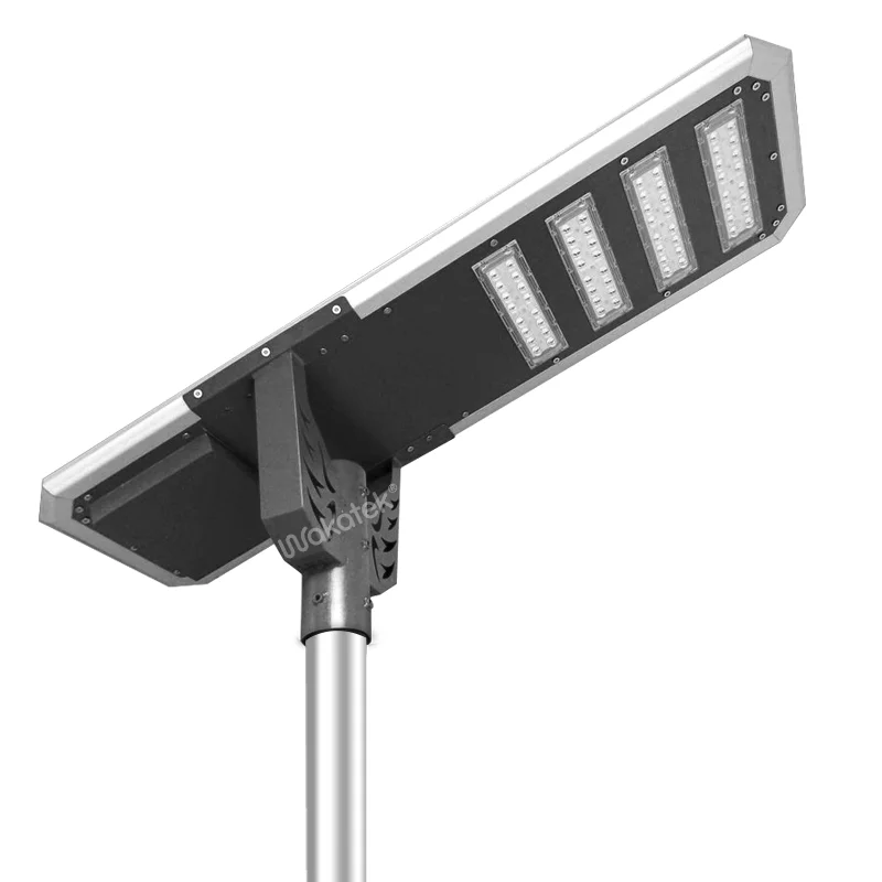 WAKATEK Ip65 Waterproof Road Lighting in One Led Solar Street Solar High Quality Outdoor Integrated All 40w 60w 80w 100w 80 150