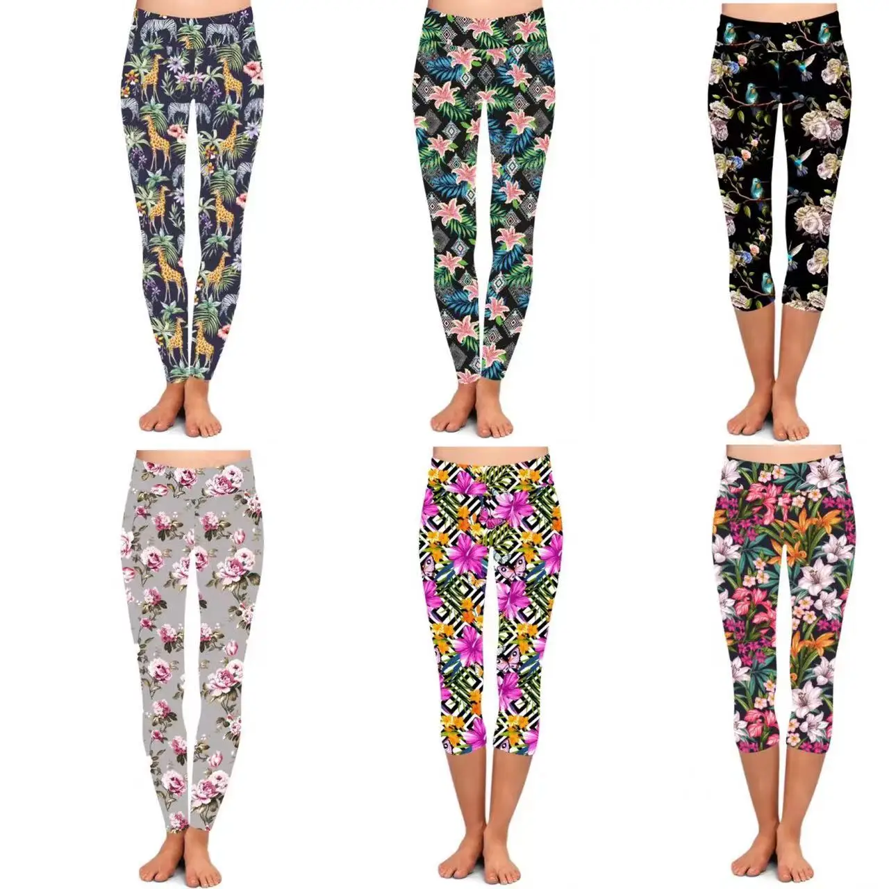 Dropshipping Custom Hot sale  quality high waist butter soft skeleton bone abstract dinosaur leggings