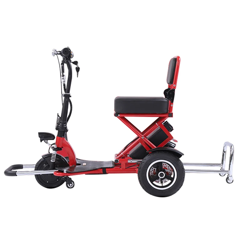 UJOIN portable folding 3 wheels bike bicycle electric mobility scooter for adults