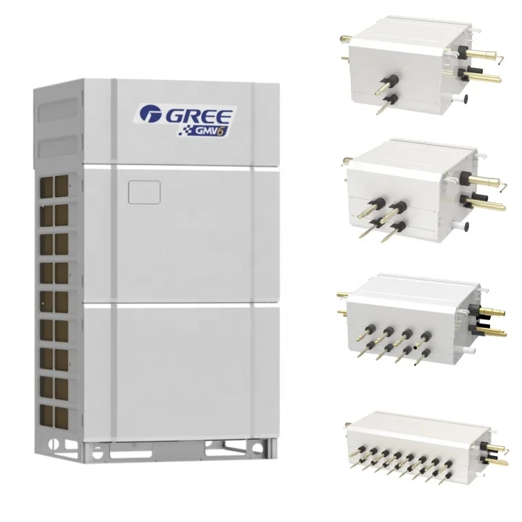 Gree Vrf Ac Commercial Central Air Conditioner 60000btu Fan Coil Unit 22.4kW~246 kW Climatiseur Air Conditioning