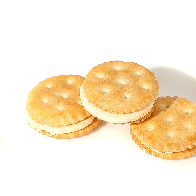 Private Label Exquisite Elegant Rich-textured Sea Salt Cheese Fresh Delight Sandwich Biscuits