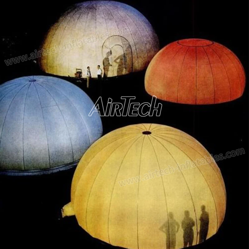 Cheap party dome tent, party tent lighting, inflatable tent event exhibition