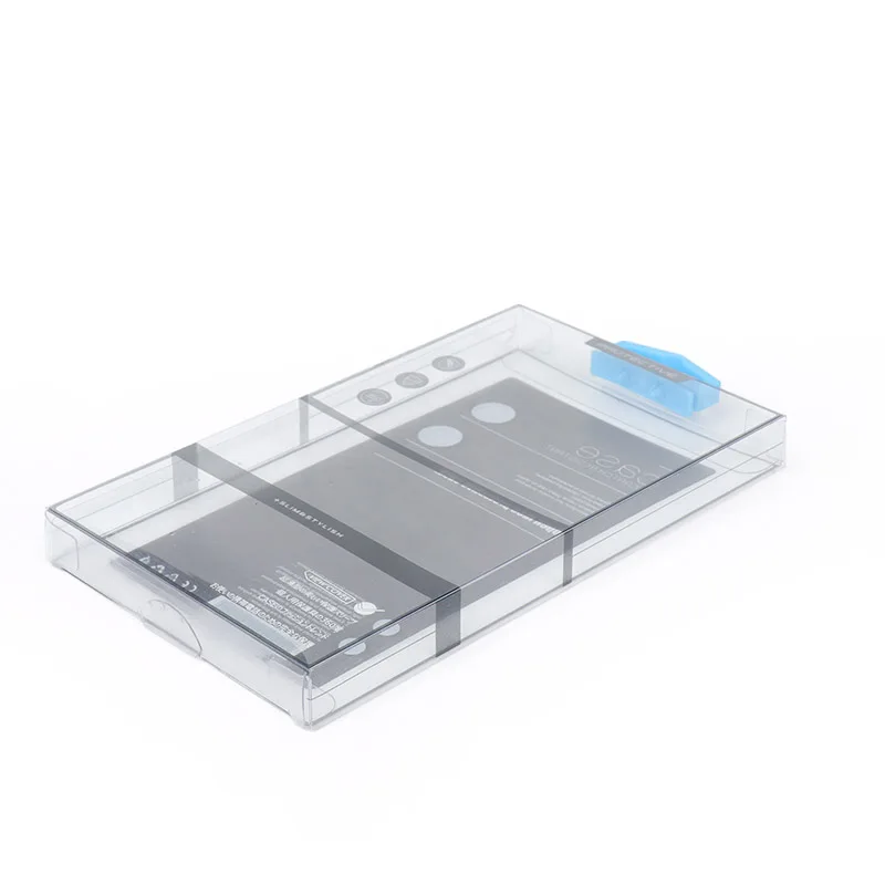 Plastic packaging phone box clear blister clamshell PVC PET packing box for iphone phone cases
