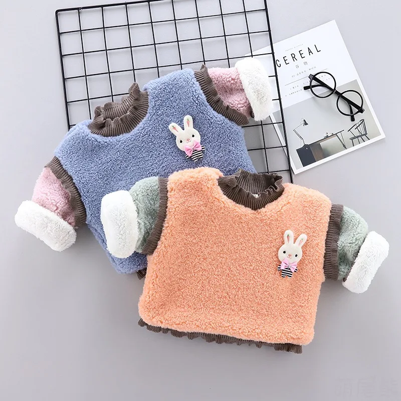 Новые детские куртки из овечьей шерсти для мальчиков зимняя одежда с отложным воротником, теплая детская одежда из хлопка, верхняя одежда детская ветровка ветровки