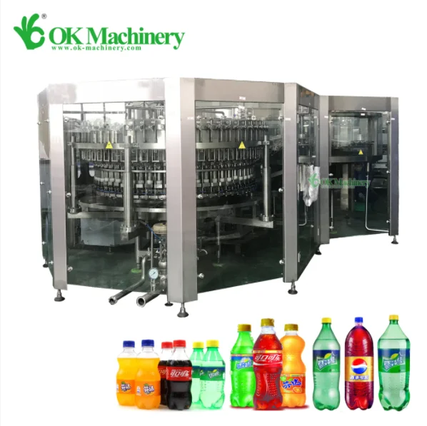 Turnkey Project Carbonated Beverage Bottling Plant For Cola / Sprite / Fanta