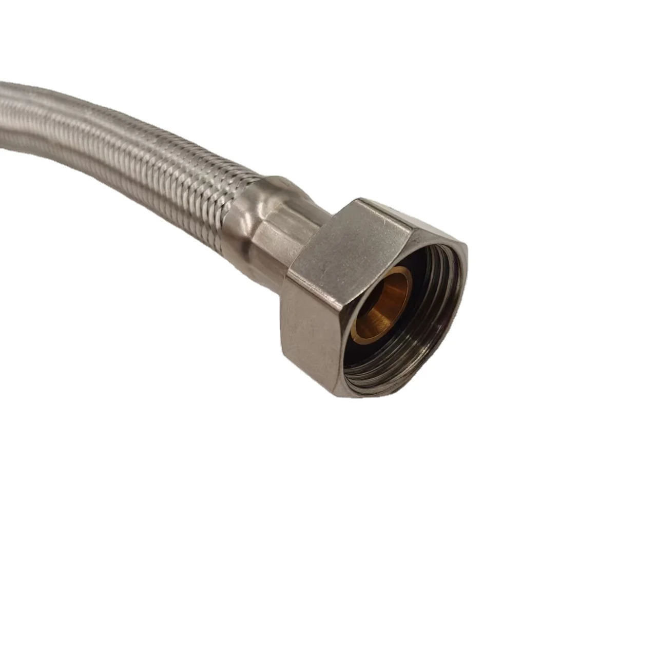 F1/2xM1/2 50cm Stainless Steel Braided Water Hose with EPDM Inner