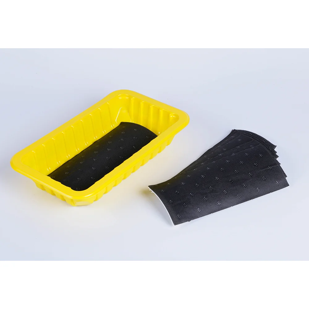 Premium Quality Solid Color Custom Disposable Food Grade Water Meat Absorbent Pad For Tray