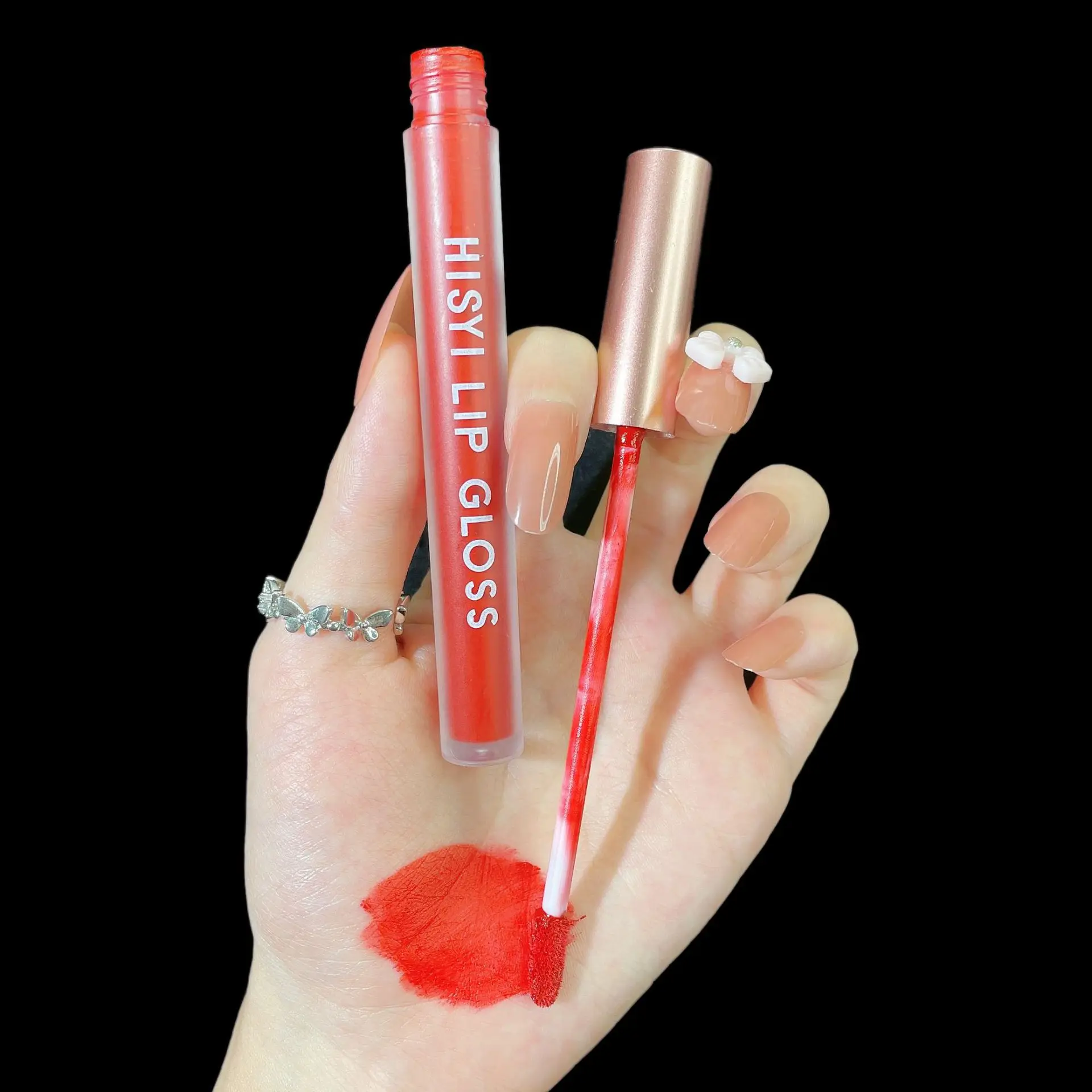 New air mist lipgloss velvet lip glaze waterproof and non stick up 6 colors matte lipstick