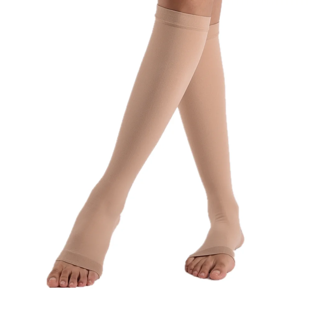 Varicose vein stocking knitted by germany MERZ knitting machine to avoid varicosity