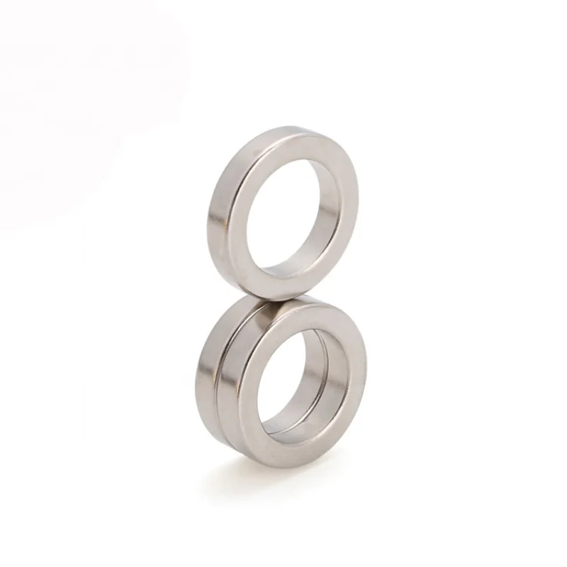 China Manufacturer N52 Neodymium Magnet Ring Ni Coated NdFeB Magnetic Circle for Industry