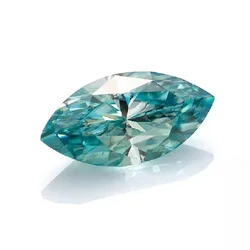 Green Vvs Marquise Cut Loose Moissanite Fancy Shape Synthetic moissanite D Color emerald green moissanite loose stones