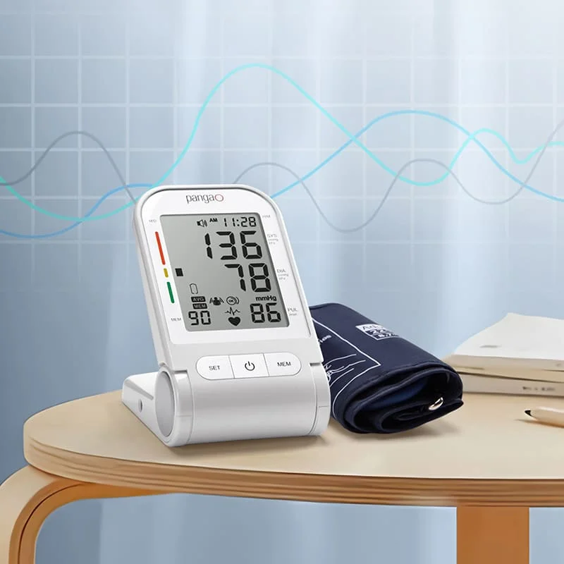 Electronic medical tensiometro LCD screen digital  upper arm blood pressure monitor accurate bp machine spaygmomamometer