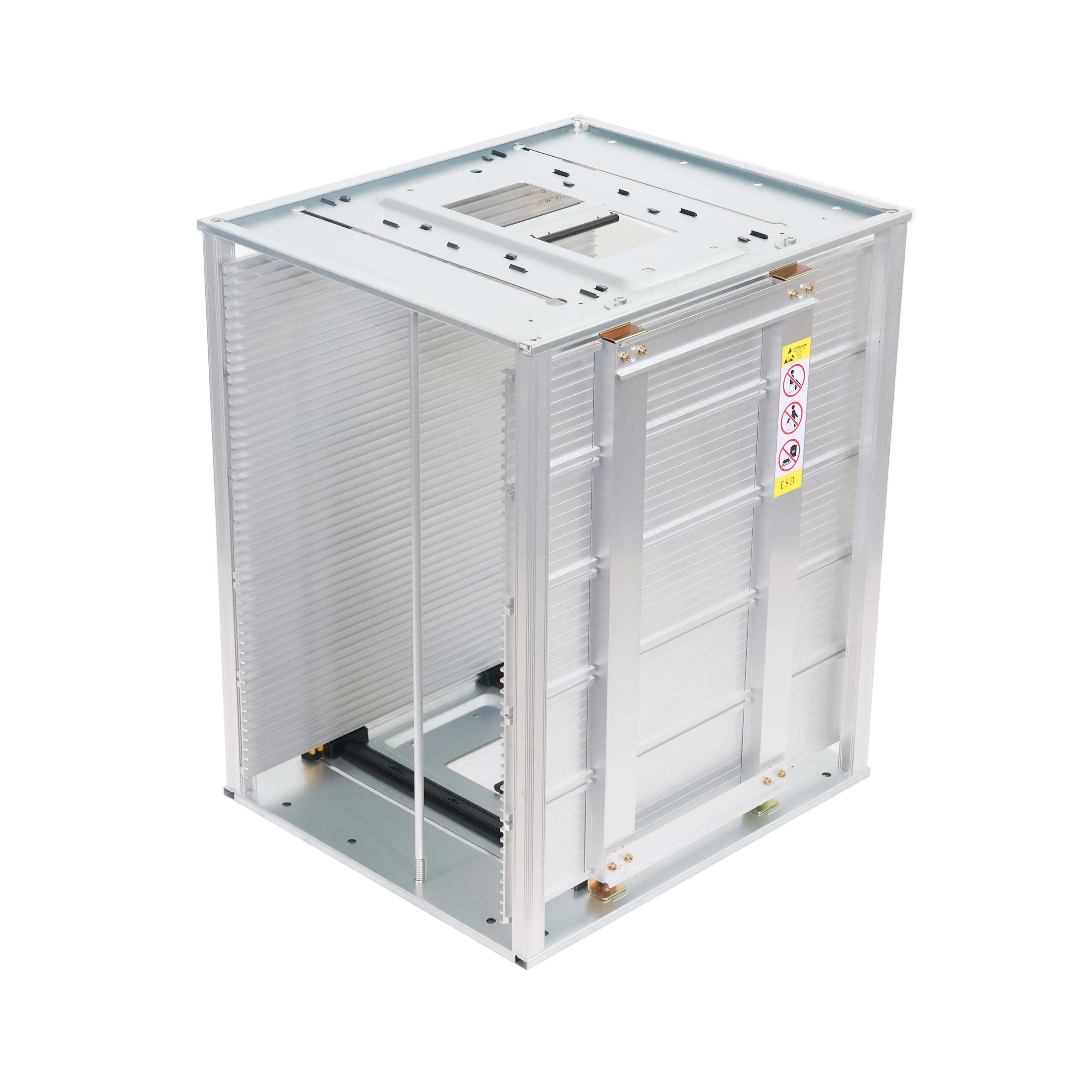 CONCO Aluminium pcb magazine rack  esd adjustable smt magazine rack for PCB