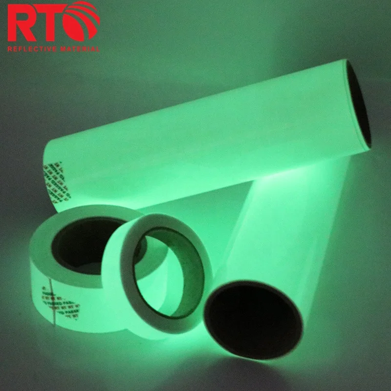 Photoluminescent Vinyl Self-adhesive Glow in the Dark Sticker Adhesive Luminous Film Cutting