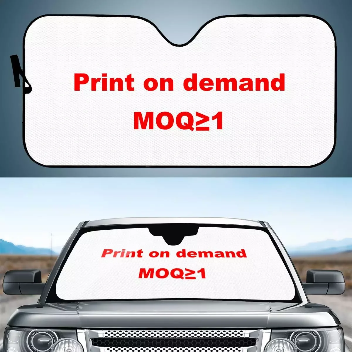 Universal UV Protect Auto Car windshield sunshades for car Custom your own Funny Creative Design Front Car Window Sunshade Visor