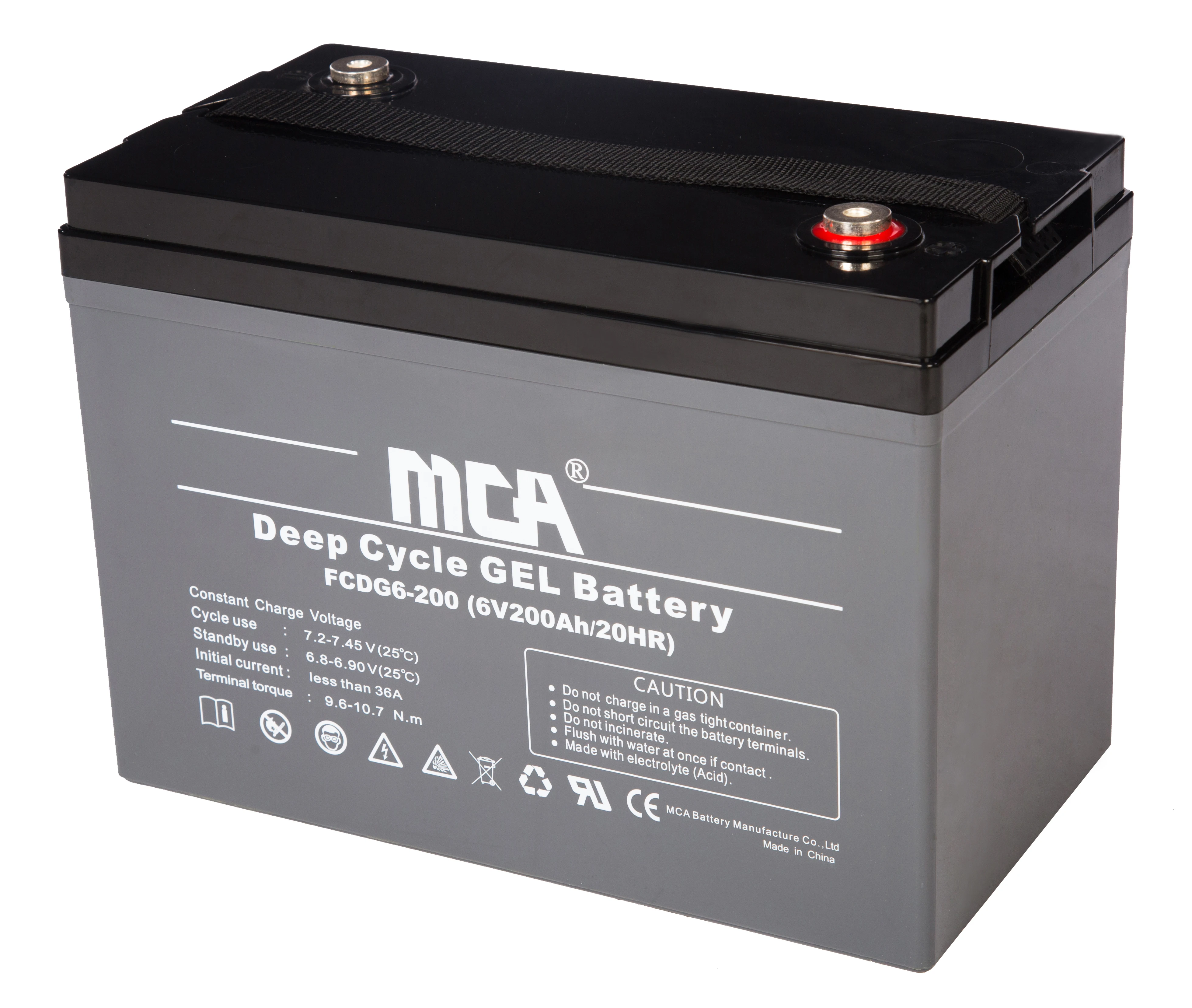 high quality 6 volt 220ah agm deep cycle lead acid battery for solar system