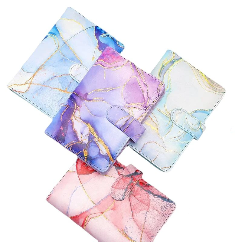 Budget Binder A6 Budget Binder with Zipper Envelopes Premium PU Leather Money Organizer for Cash Stuffing Budget Planner