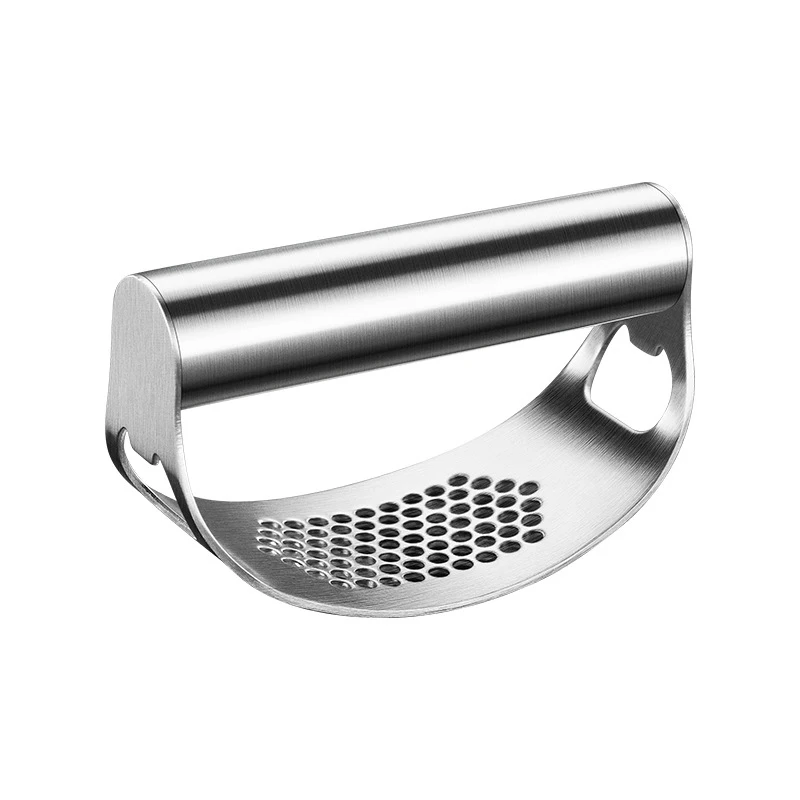 Stainless Steel Garlic Presses Manual Garlic Mincer Chopping Garlic Tools Curve Fruit Vegetable Tools Home Kitchen Gadgets