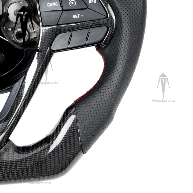 Fit For JEEP Wrangler JL Grand Cherokee SRT LED Carbon Fiber Steering Wheel