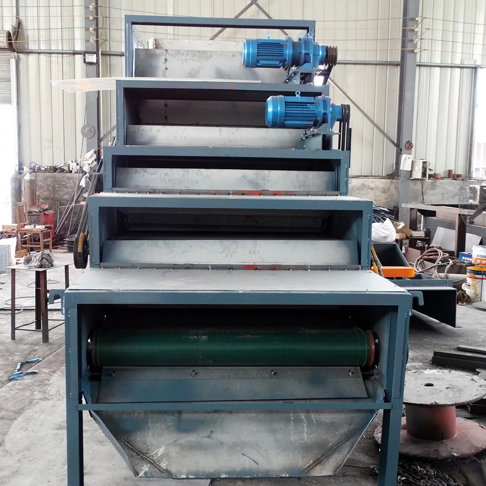 high gradient three roller strong iron sheet cassiterite magnetic separator