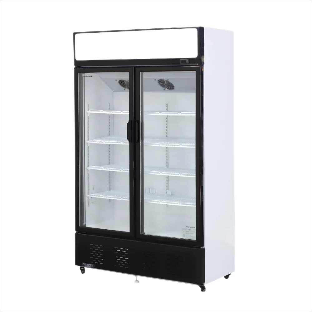 Kenkuhl upright glass door beverage cooler vertical showcase cooler commercial for supermarket