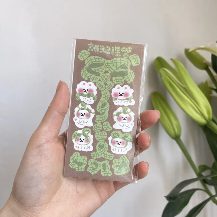 Korean INS Cute Cartoon Sticker Diary Cell Phone Decoration Sticker