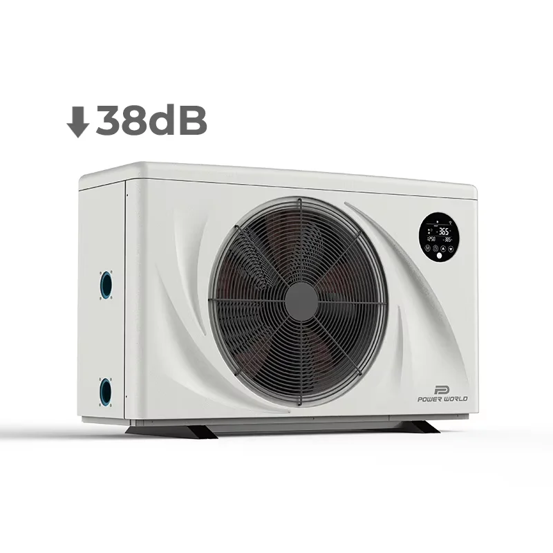 Popular r32 ABS plastic casting jacuzzi swimming pool heater inverter air source heat pump 60hz for swimming pool heating