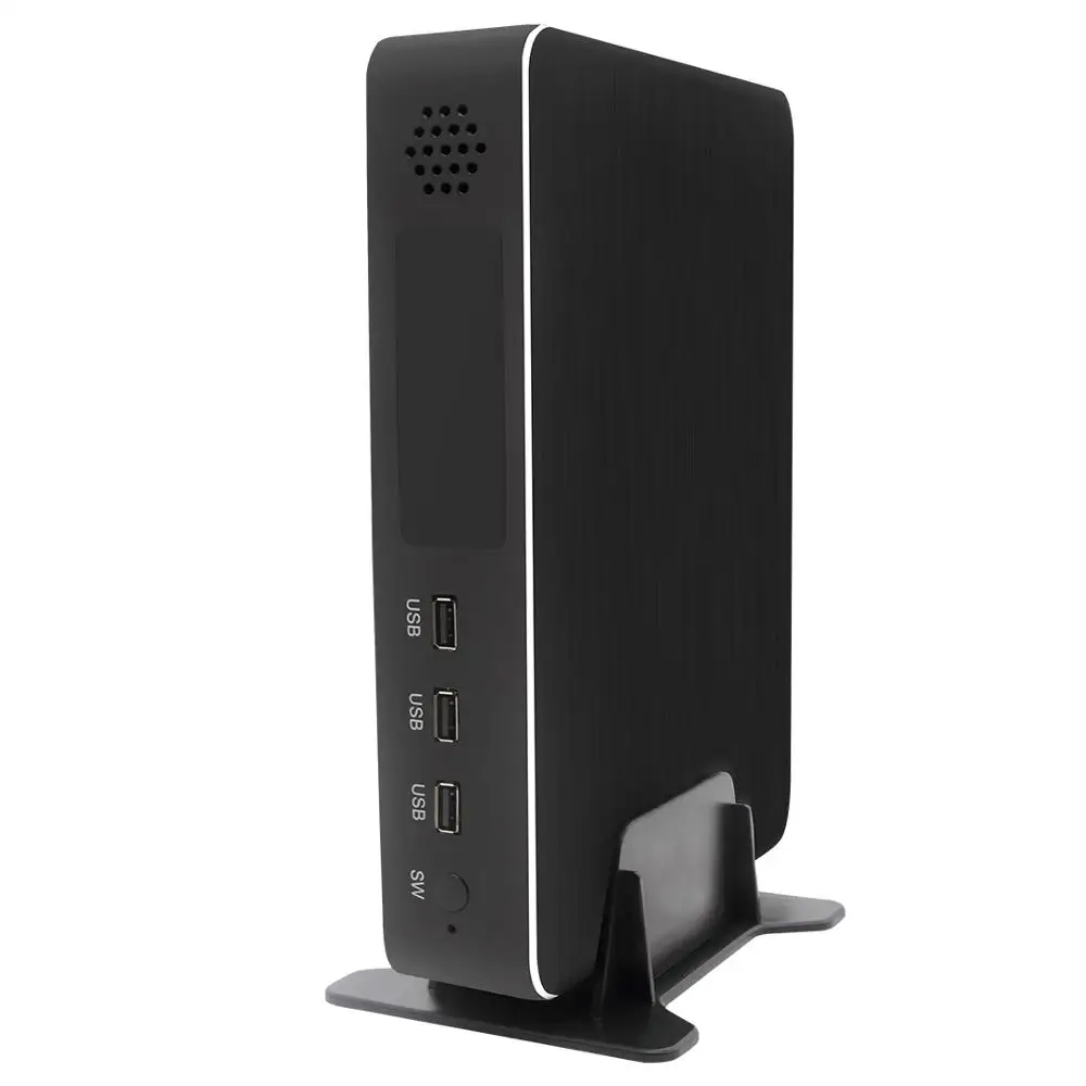 Newest i9 9900 Gaming Computer 8 Core 16 Thread Desktop Mini PC Barebone Win10 GTX 1050Ti 4G GDDR5 DP DVI HD 4 Monitor Display